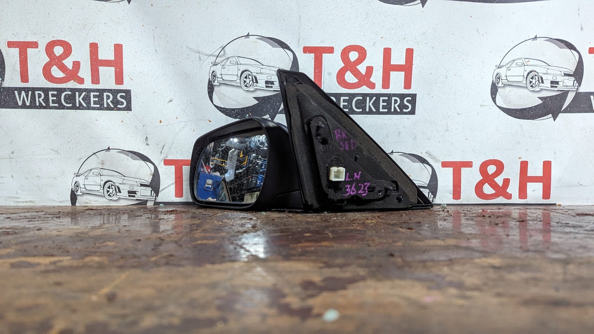 Left Door Mirror, 2006, Mazda, Mazda3, BK