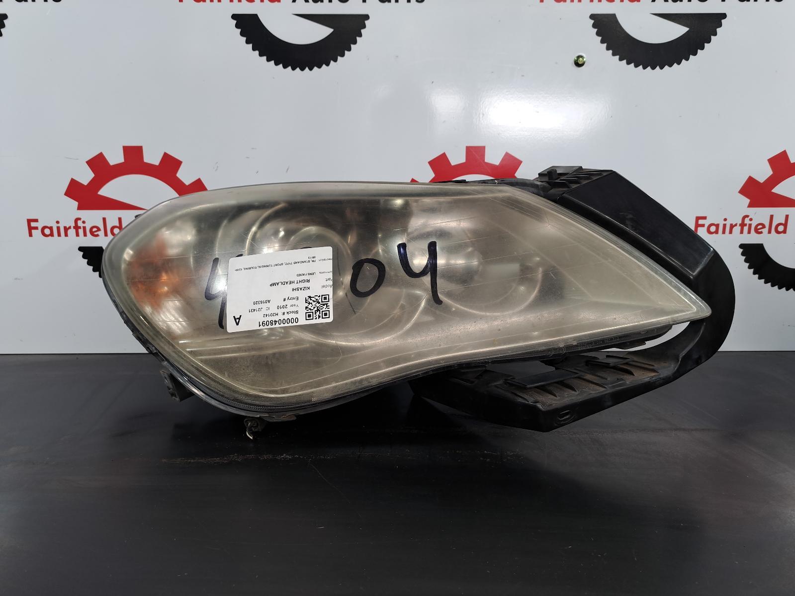 SUZUKI KIZASHI FR 12/2009-08/2013 RIGHT HEADLAMP HID TYPE