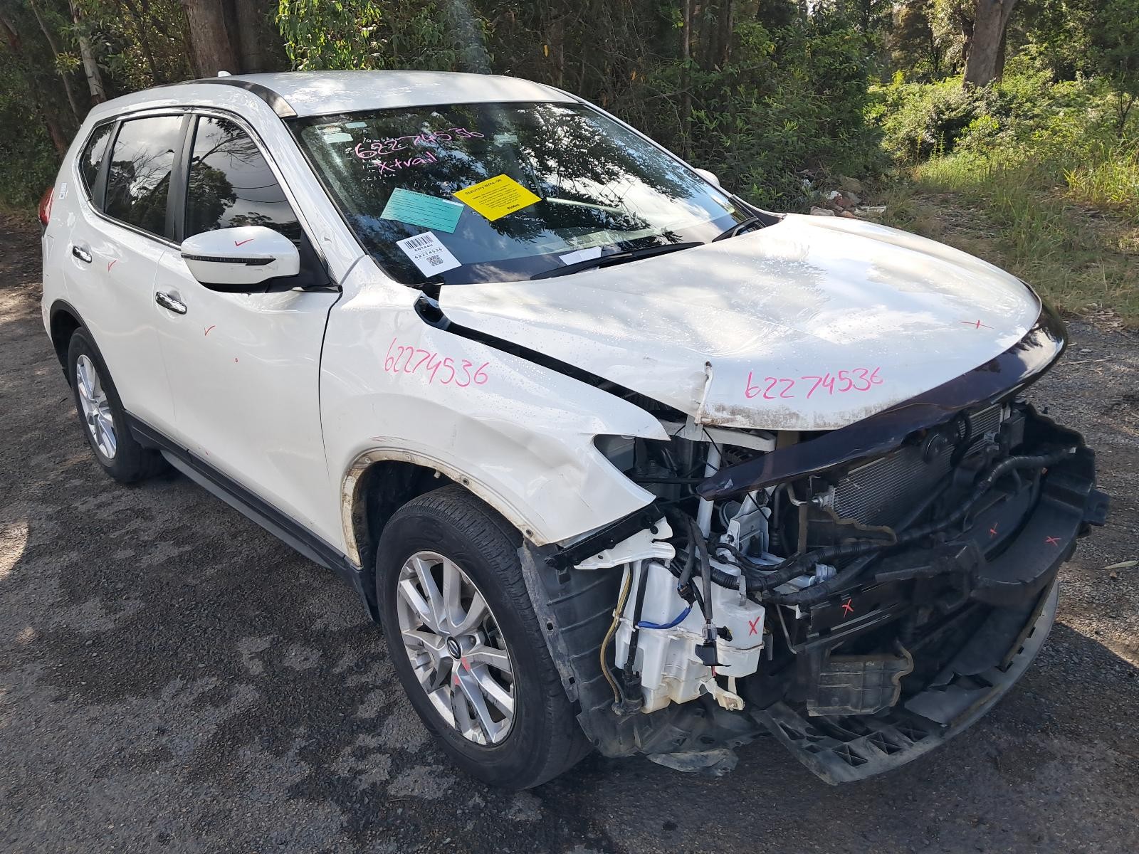 NISSAN XTRAIL RIGHT FRONT DOOR WINDOW T32, 02/14-07/22 14 15 16 17 18 19 20 21 2