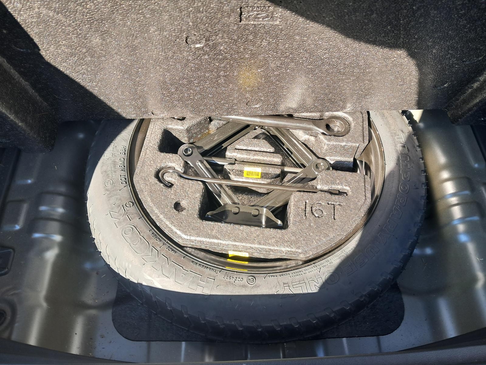 HYUNDAI KONA WHEEL STEEL SPACE SAVER, 16X4IN, OS, 09/17-07/23 17 18 19 20 21 22