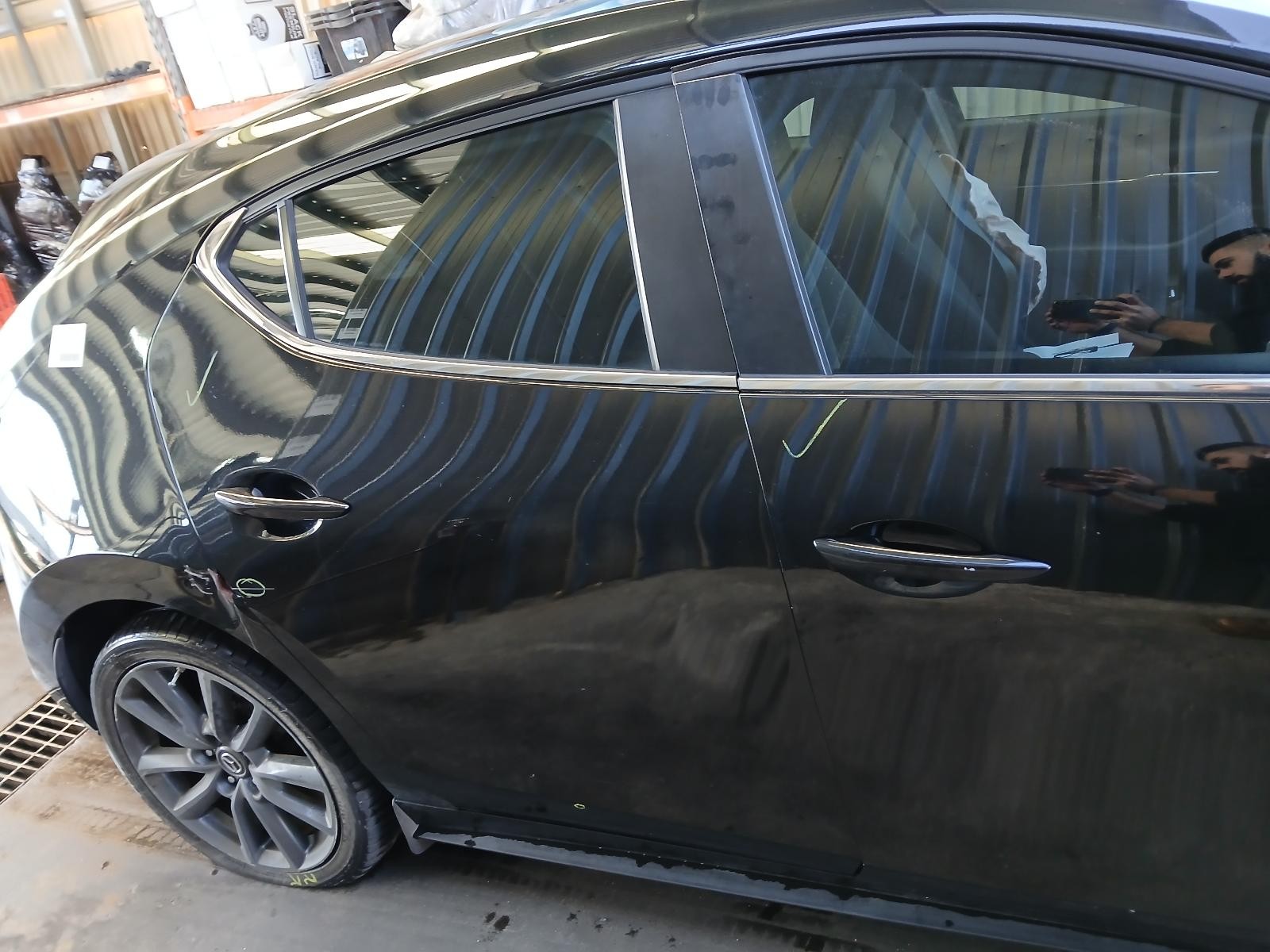 MAZDA 3 RIGHT REAR DOOR BP, HATCH, 03/19- 19 20 21 22 23 24 25 26