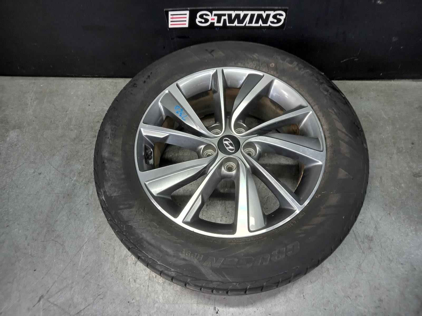 HYUNDAI SANTA FE WHEEL ALLOY FACTORY, 5 U SPOKE, 18X7.5IN, TM, 03/18-09/20 18 19