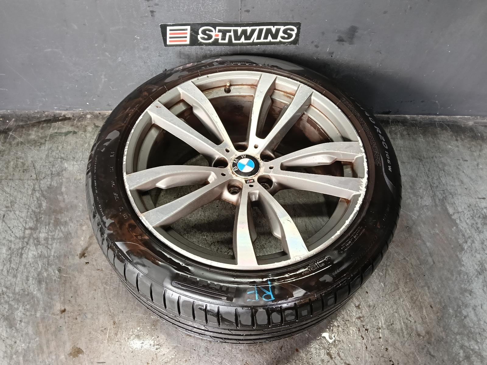 BMW X5 WHEEL ALLOY FACTORY, 20X10IN (TYP469), FRONT, 5 TWIN SPOKE, F15, 09/13-07