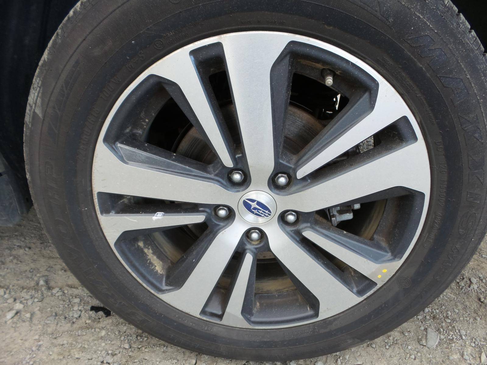 SUBARU OUTBACK WHEEL ALLOY FACTORY, 18X7IN, 6TH GEN, 12/17-12/20 17 18 19 20