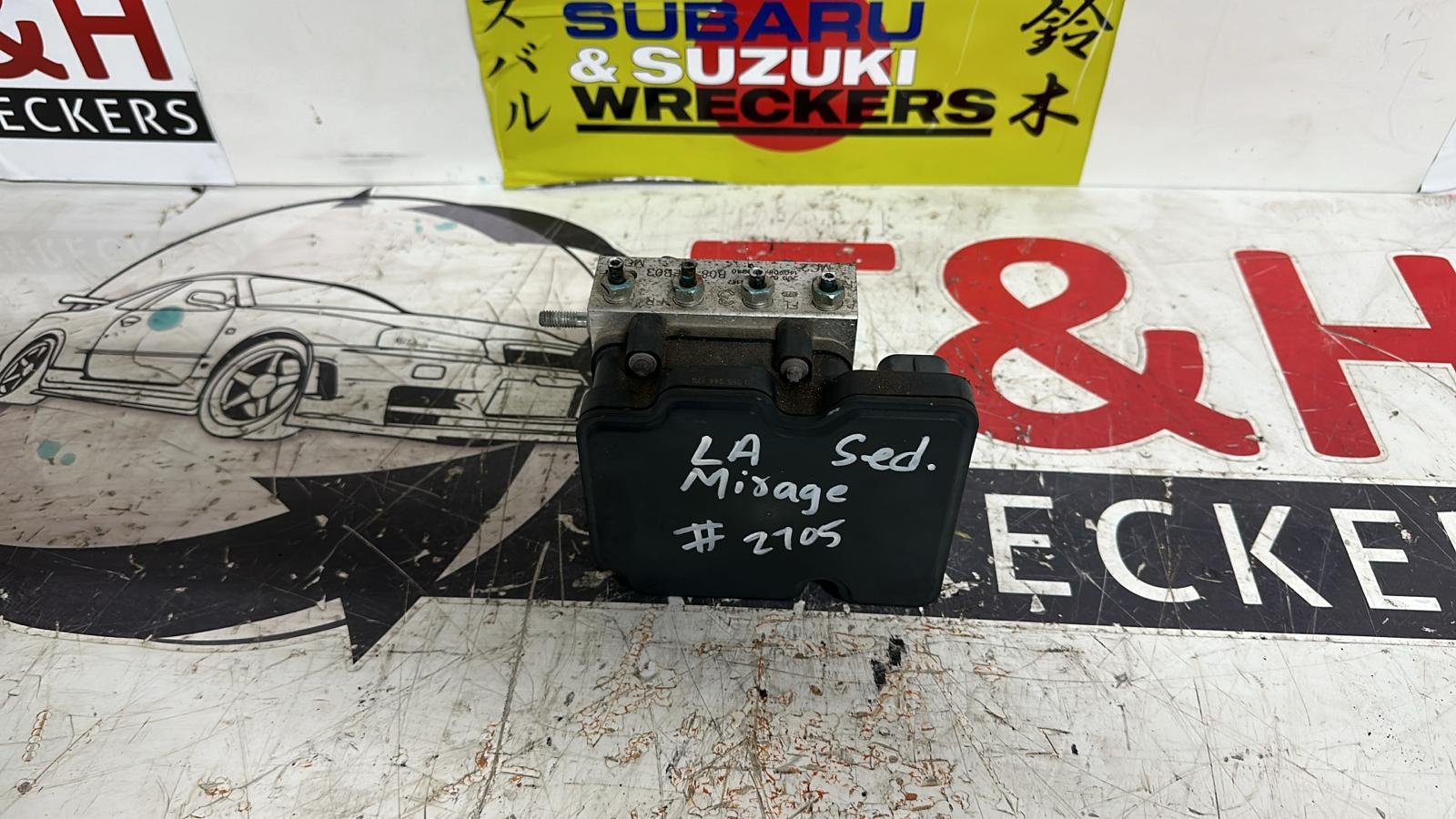 ABS Pump/Modulator, 4670B117, 2015, Mitsubishi, Mirage