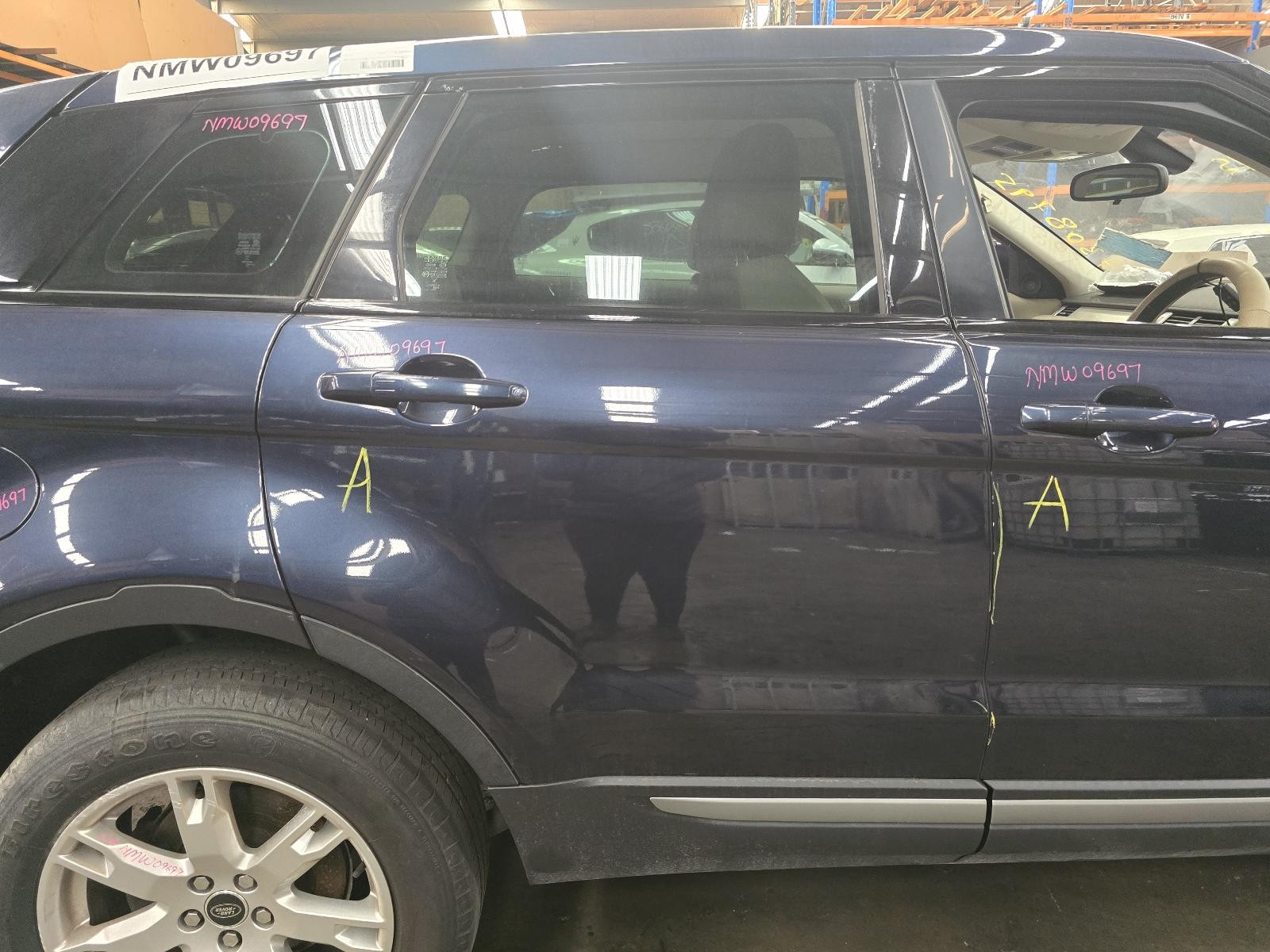 LAND ROVER RANGEROVER EVOQUE RIGHT REAR DOOR SHELL 11/2011-01/2019 NMW09697