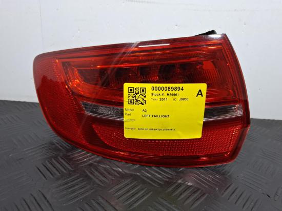 A3 Audi A3 — Left Taillight