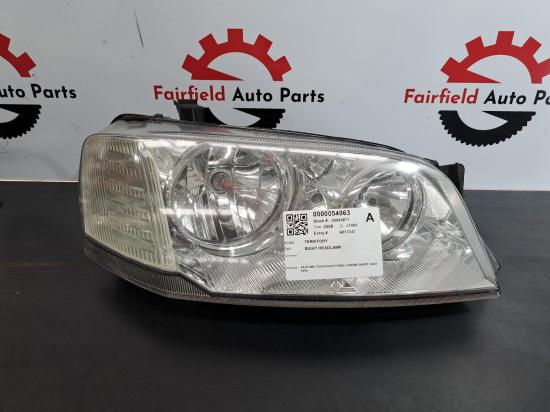 2008 Ford Territory — Right Headlamp