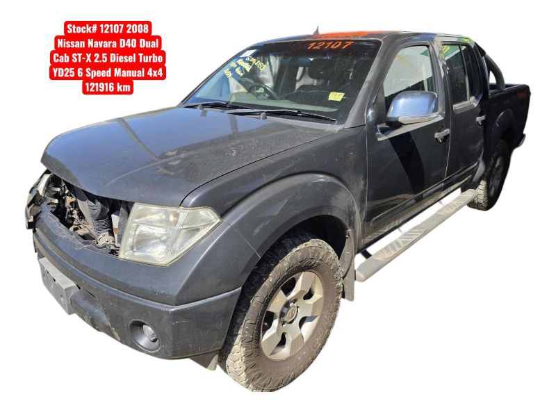 2008 Nissan Navara — D40 ST-X Manual Diesel