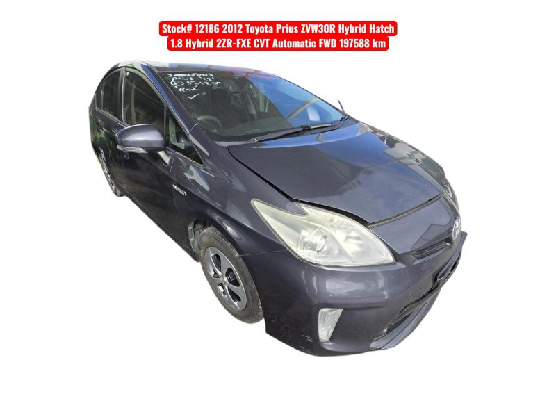 2012 Toyota Prius — ZVW30R HATCH Auto Hybrid
