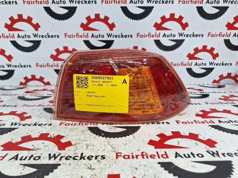2008 Mitsubishi Lancer — SEDAN RED INSERT TYPE